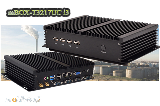 Przemysowy MiniPC mBOX-T3217UC4 i3